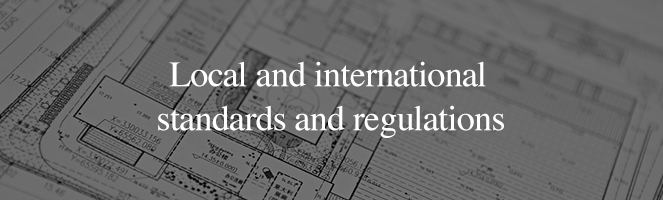 Local and international standards and regulations